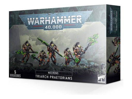 Collectible Miniature Games Games Workshop - Warhammer 40K - Necrons - Triarch Praetorians - 49-07 - Cardboard Memories Inc.