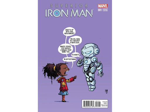 Comic Books Marvel Comics - Superior Iron Man 001 - Young Variant Cover - 3229 - Cardboard Memories Inc.