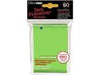 Supplies Ultra Pro - Deck Protectors - Small Yu-Gi-Oh! Size - 60 Count - Lime Green - Cardboard Memories Inc.