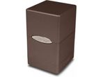 Supplies Ultra Pro - Metallic Satin Tower Deck Box - Dark Chocolate - Cardboard Memories Inc.