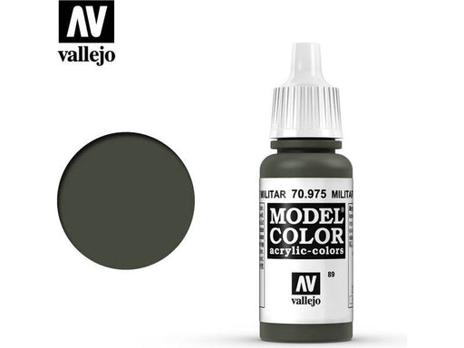 Paints and Paint Accessories Acrylicos Vallejo - Military Green - 70 975 - Cardboard Memories Inc.