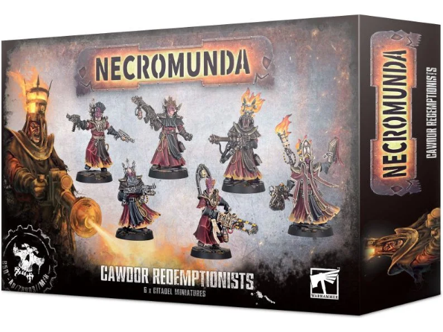 Collectible Miniature Games Games Workshop - Necromunda - House of Faith - Cawdor Receptionists - 300-76 - Cardboard Memories Inc.