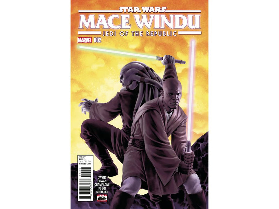 Comic Books Marvel Comics - Star Wars Mace Windu Jedi of the Republic 002- 3557 - Cardboard Memories Inc.