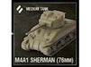 miniatures Gale Force Nine - World of Tanks - Wave 5- American - M4A1 Sherman (76mm) - Medium Tank - 494640 - Cardboard Memories Inc.