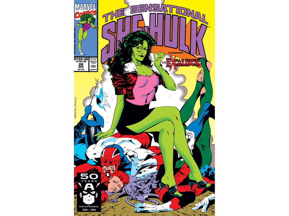 Comic Books Marvel Comics -Sensational She-Hulk 026 - 6524 - Cardboard Memories Inc.