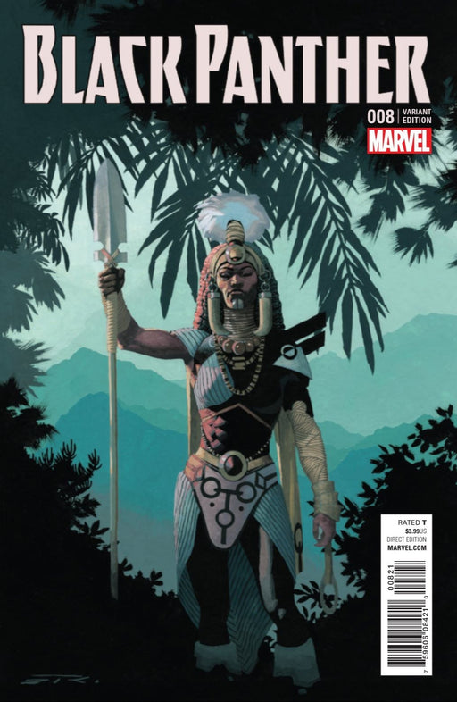 Comic Books Marvel Comics - Black Panther (2016 5th Series) 008 - Connecting Variant Edition (Cond. VG+) - 1467 - Cardboard Memories Inc.