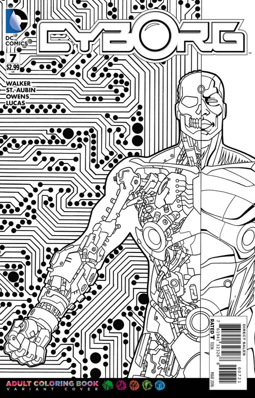 Comic Books DC Comics - Cyborg (2015) 007 - Adult Coloring Book Variant Edition (Cond. FN-) - 1515 |
Cardboard Memories Inc.
76194132326800721