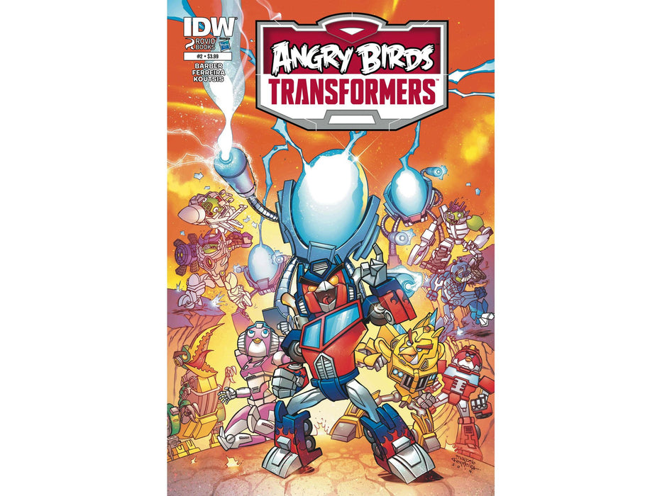 Comic Books IDW Comics - Angry Birds Transformers 002 (Cond. VF-) - 5588 - Cardboard Memories Inc.