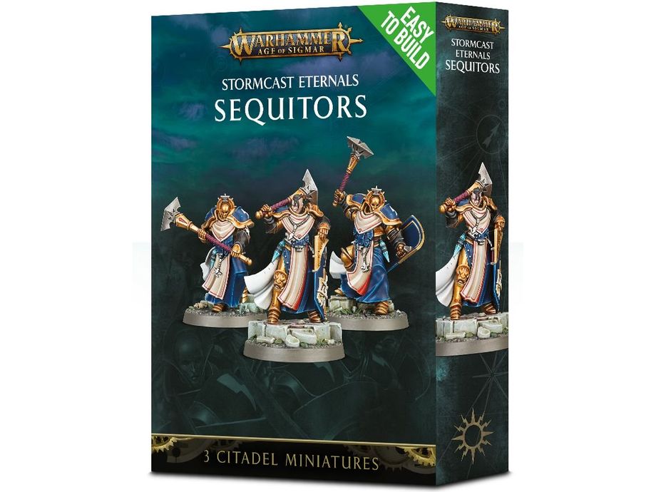 Collectible Miniature Games Games Workshop - Warhammer Age of Sigmar - Stormcast Eternals - Sequitors - 71-09 - Cardboard Memories Inc.