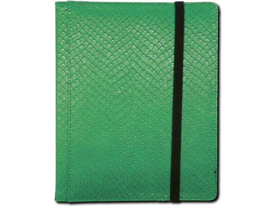 Supplies Legion - Dragonhide - 4-Pocket Sideloading Binder - Green - Cardboard Memories Inc.