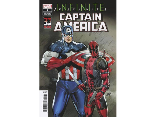 Comic Books Marvel Comics - Captain America Annual 001 - Liefeld Deadpool 30th Variant Edition - Cardboard Memories Inc.