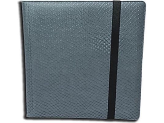 Supplies Legion - Dragonhide - 3x4 12-Pocket Binder - Grey - Cardboard Memories Inc.