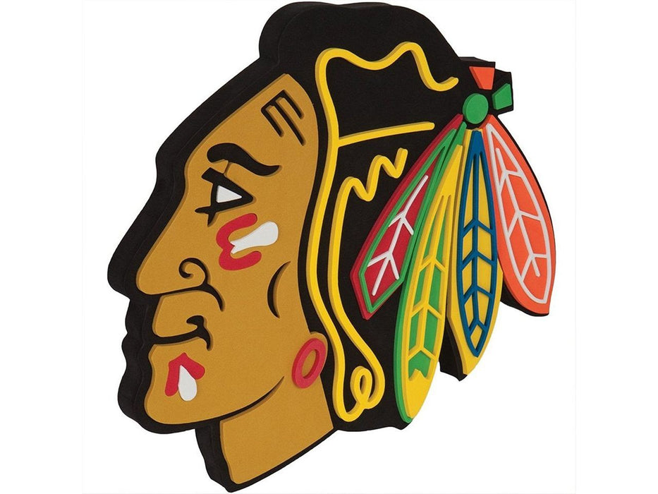 Action Figures and Toys Foam Fanatics - NHL - Chicago Blackhawks - 3D Foam Logo Sign - Cardboard Memories Inc.