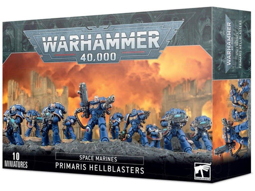 Collectible Miniature Games Games Workshop - Warhammer 40K - Space Marines - Primaris Hellblasters - 10 Miniatures - 48-76 - Cardboard Memories Inc.