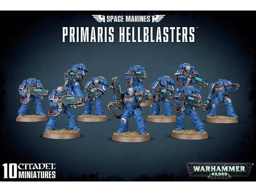 Collectible Miniature Games Games Workshop - Warhammer 40K - Space Marines - Primaris Hellblasters - 10 Miniatures - 48-76 - Cardboard Memories Inc.