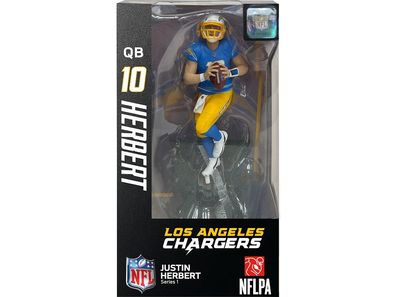 Action Figures and Toys Import Dragon Figures - Los Angeles Chargers - Justin Herbert - Cardboard Memories Inc.