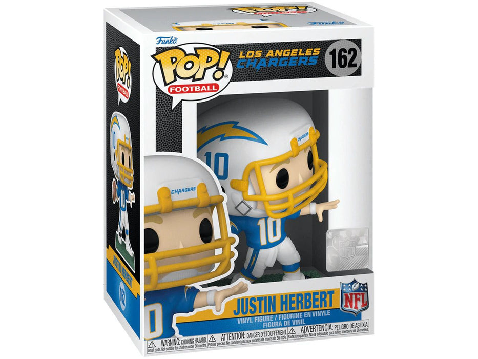 Action Figures and Toys POP! - Sports - NFL - Los Angeles Chargers - Justin Herbert - Cardboard Memories Inc.