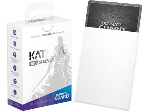 Ultimate Guard Katana Sleeves - Standard - White — Cardboard