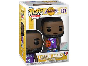 Action Figures and Toys POP! - Sports - NBA - Lakers - Lebron James - Purple Uniform - Cardboard Memories Inc.