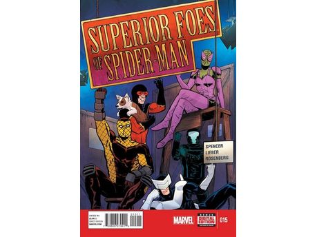 Comic Books Marvel Comics - Superior Foes Of Spider-Man 015 (Cond. VF-) 15805 - Cardboard Memories Inc.