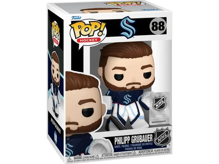 Action Figures and Toys POP! - Sports - NHL - Seattle Kraken - Philipp Grubauer - Cardboard Memories Inc.