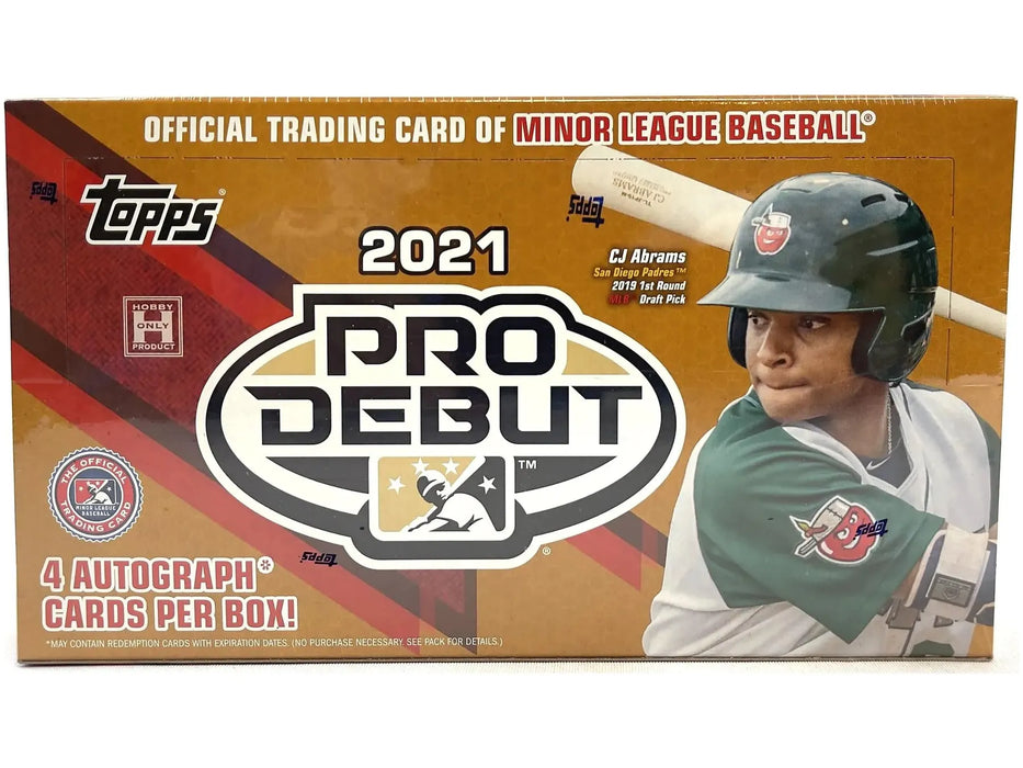 Sports Cards Topps - 2021 - Baseball - Pro Debut - Hobby Box - Cardboard Memories Inc.