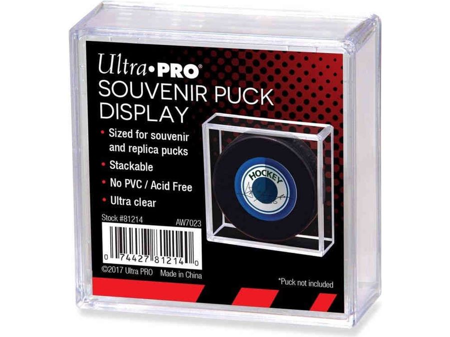 Supplies Ultra Pro - Souvenir Square Puck Holder Display - Cardboard Memories Inc.