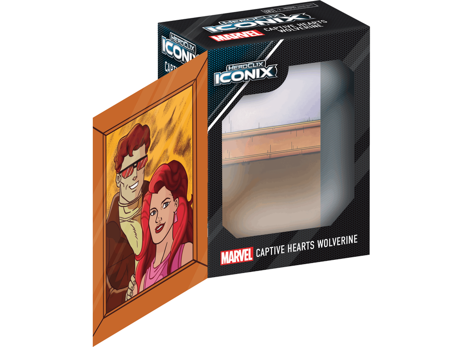 Collectible Miniature Games Wizkids - Marvel - HeroClix - Iconix - Captive Hearts Wolverine - Cardboard Memories Inc.