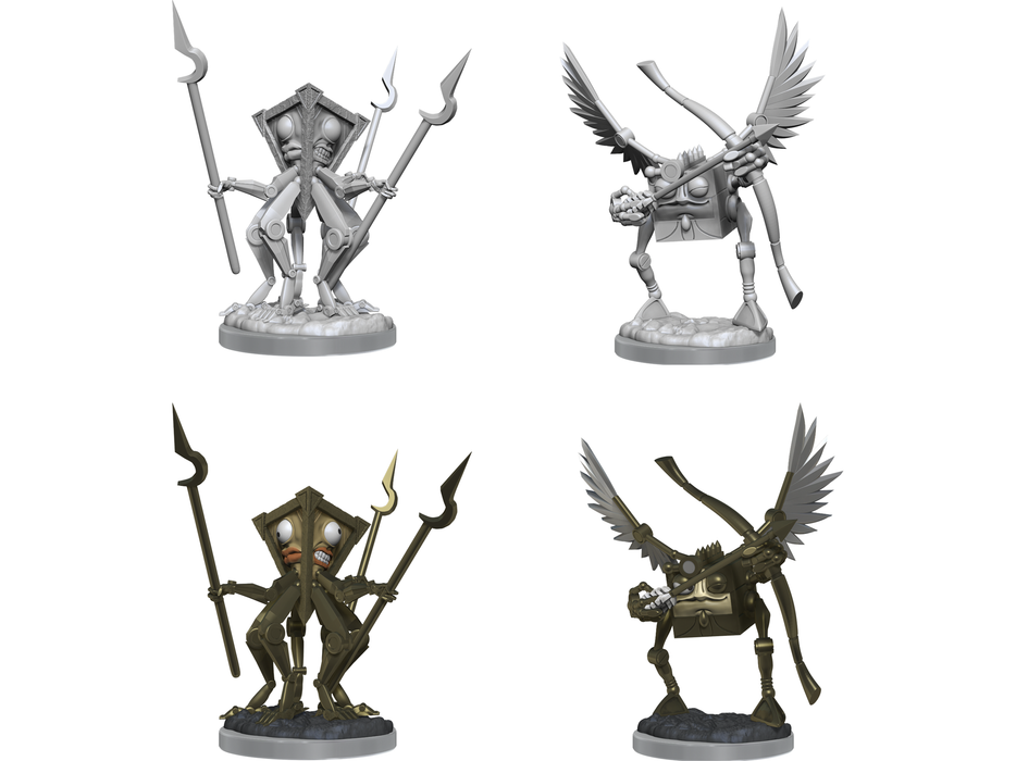 Role Playing Games Wizkids - Dungeons and Dragons - Unpainted Miniature - Nolzurs Marvellous Miniatures - Modrons - 90422 - Cardboard Memories Inc.