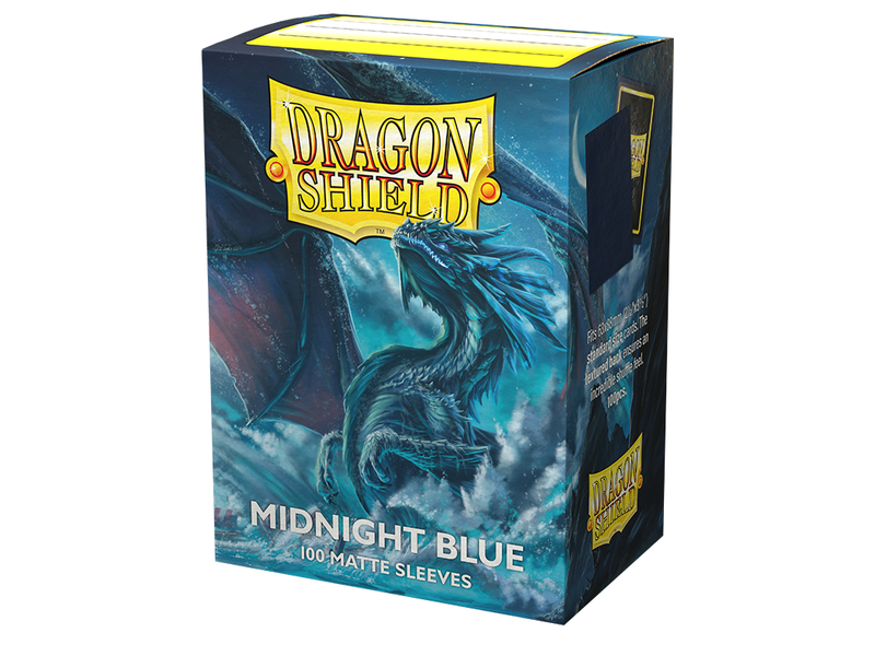 Supplies Arcane Tinmen - Dragon Shield Sleeves - Matte Midnight Blue - Cardboard Memories Inc.