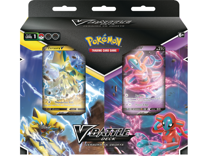 Trading Card Games Pokemon - Battle Decks - Deoxys V vs Zeraora V - Cardboard Memories Inc.