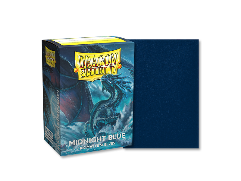 Supplies Arcane Tinmen - Dragon Shield Sleeves - Matte Midnight Blue - Cardboard Memories Inc.