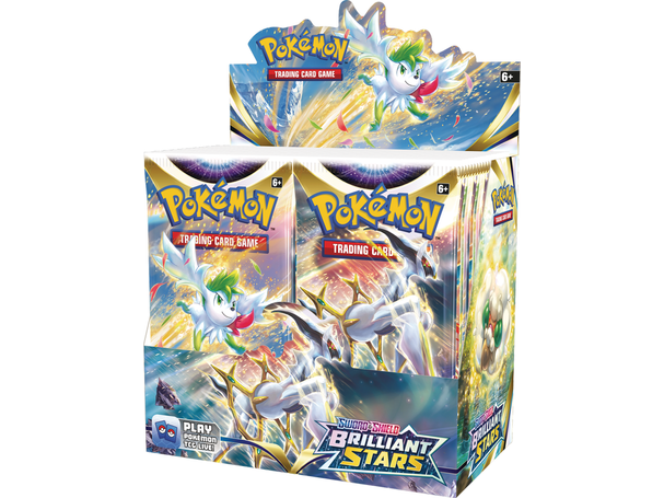 Trading Card Games Pokemon - Sword and Shield - Brilliant Stars - Trading Card Booster Box - Cardboard Memories Inc.