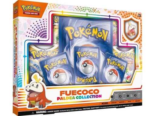 Trading Card Games Pokemon - Paldea Collection - Fuecoco - Trading Card Collection Box - Cardboard Memories Inc.