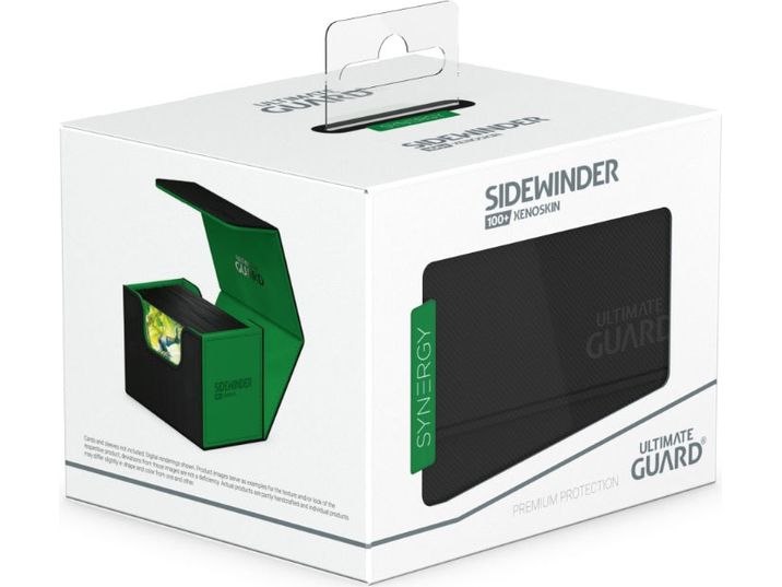 Supplies Ultimate Guard - Sidewinder - Synergy Black and Green - 100 - Cardboard Memories Inc.