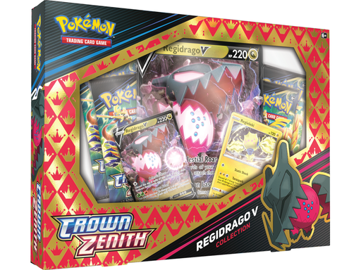 Trading Card Games Pokemon - Crown Zenith - Regidrago - Trading Card Collection Box - Cardboard Memories Inc.