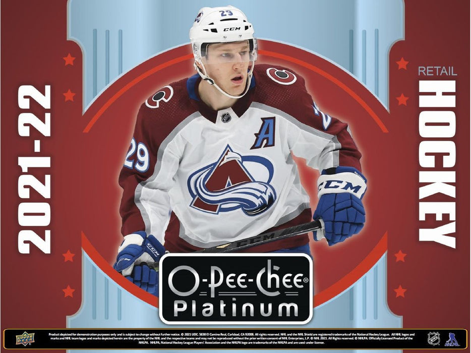 Sports Cards Upper Deck - 2021-22 - Hockey - O-Pee-Chee Platinum - Blaster Box Case of 20 - Cardboard Memories Inc.