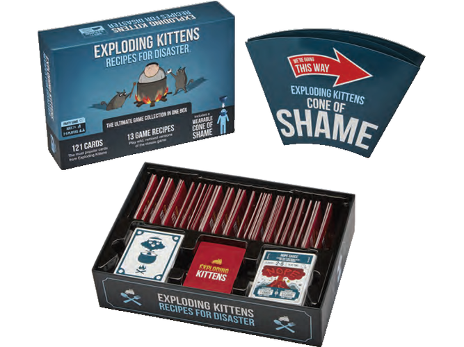 Card Games Rebel - Exploding Kittens - Recipes for Disaster - Cardboard Memories Inc.