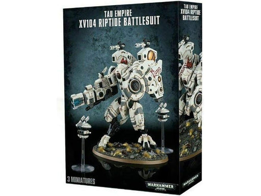 Collectible Miniature Games Games Workshop - Warhammer 40K - Tau Empire - Riptide Battlesuit - 56-13 - Cardboard Memories Inc.