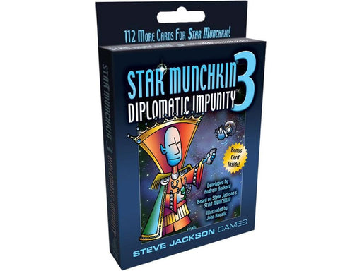 Card Games Steve Jackson Games - Star Munchkin 3 - Diplomatic Impunity - Cardboard Memories Inc.