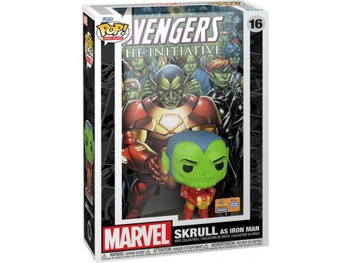 POP Marvel Comic Covers Skrull as Iron Man Cardboard