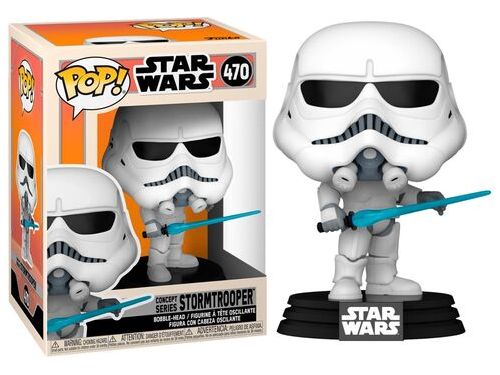 Action Figures and Toys POP! -  Movies - Star Wars - Concept Series - Stormtrooper - Cardboard Memories Inc.