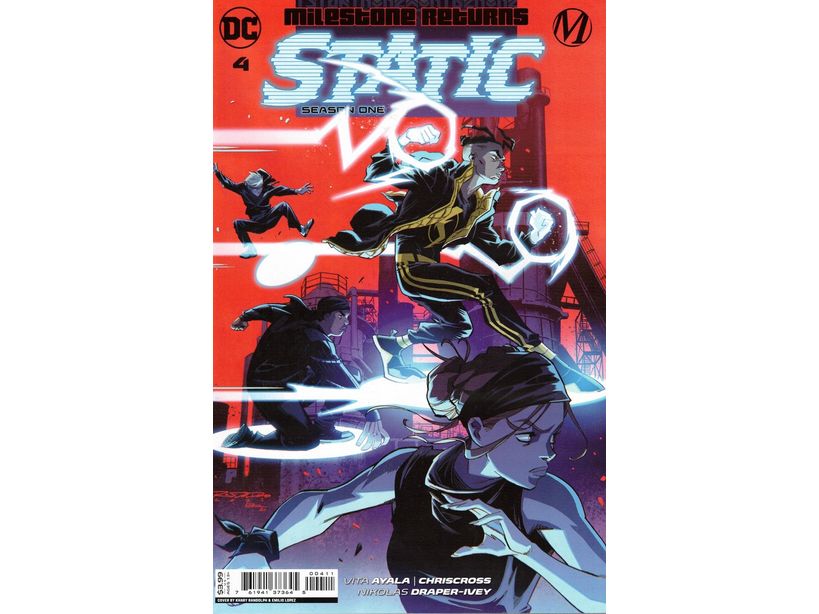 Comic Books DC Comics - Static Season One 004 (Cond. VF-) - 10283 - Cardboard Memories Inc.