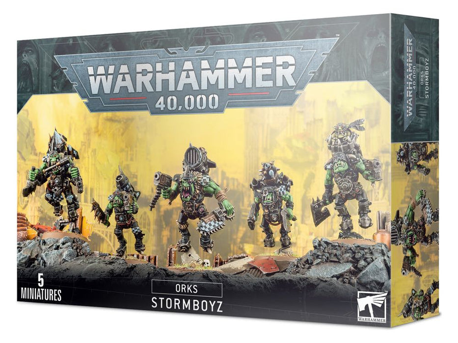 Collectible Miniature Games Games Workshop - Warhammer 40K - Orks - Stormboyz - 50-13 - Cardboard Memories Inc.