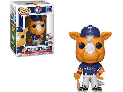 Action Figures and Toys POP! - Sports - MLB - Texas Rangers - Rangers Captain - Cardboard Memories Inc.