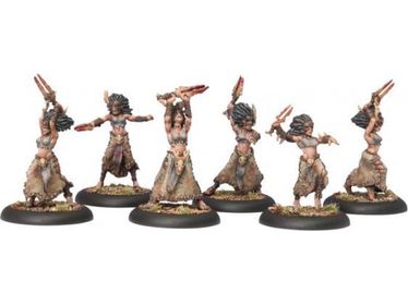 Collectible Miniature Games Privateer Press - Hordes - Circle Orboros - Tharn Bloodweavers Unit - PIP 72039 - Cardboard Memories Inc.