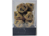 Dice Koplow - Olympic Gold - Ten D10 Piece Set - Cardboard Memories Inc.