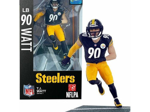 Action Figures and Toys Import Dragon Figures - Pittsburgh Steelers - T.J. Watt - Cardboard Memories Inc.