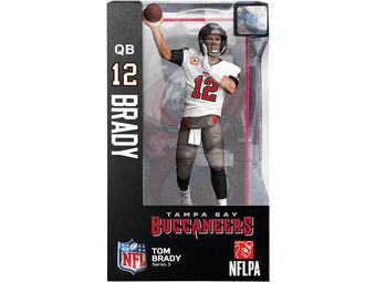 Action Figures and Toys Import Dragon Figures - Tampa Bay Buccaneers - Tom Brady - Series 3 - Cardboard Memories Inc.